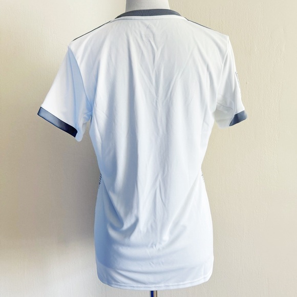 Adidas Los Angeles LA FC Soccer Jersey MLS Womens Medium White Gray Gift - Picture 8 of 11